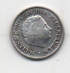 ANTILLAS DEL AÑO 1954 DE 1/10 GULDEN